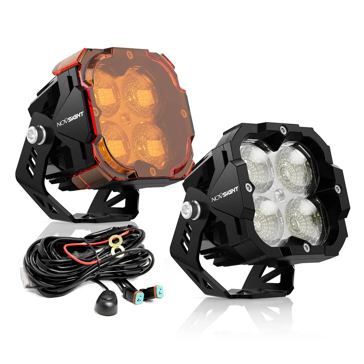 2X LED Headlight Pods for Jeep SUV (2010–2023)