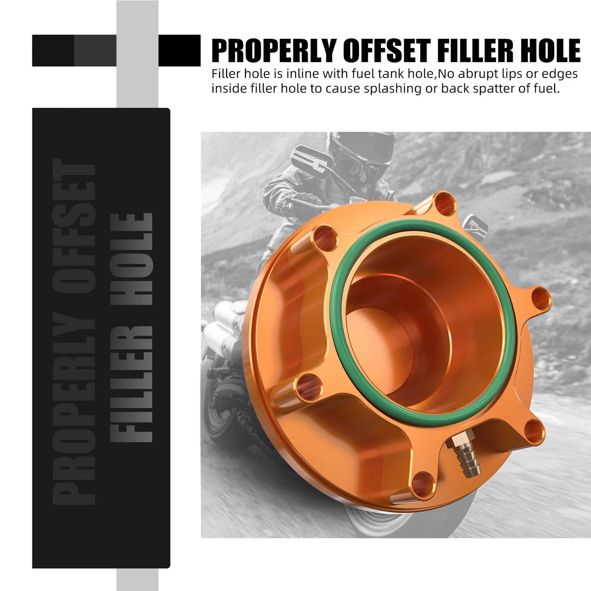 Fuel Filler Cap Seal O-ring Kit for KTM 890 Adventure R/S/Rally (2019–2023)