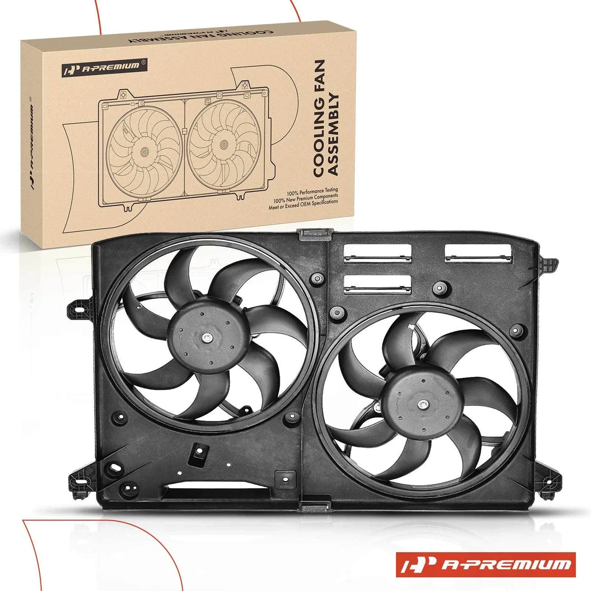Dual Cooling Fan Assembly for Ford Fusion (2013–2020)
