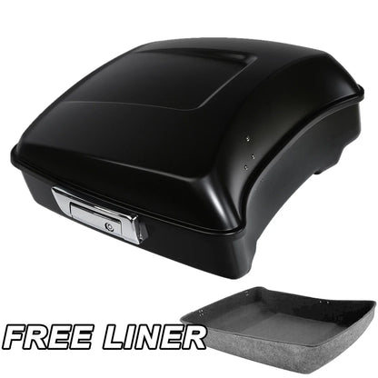 Matte Black Chopped Trunk Latch for Harley Touring Models 2014-2026
