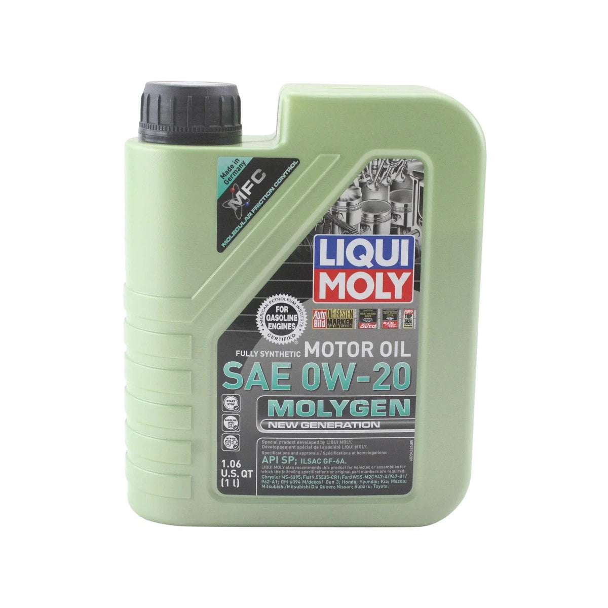 Set of 3 Liqui Moly Molygen 0W-20 Engine Motor Oil for (3L)