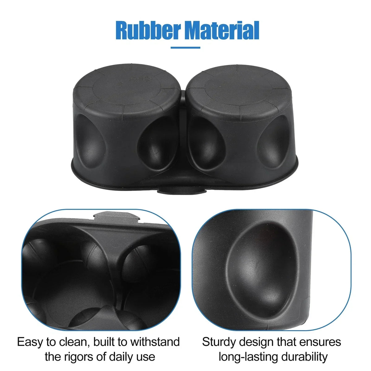 Black Cup Holder Replacement for 2011-2020 Dodge Grand Caravan