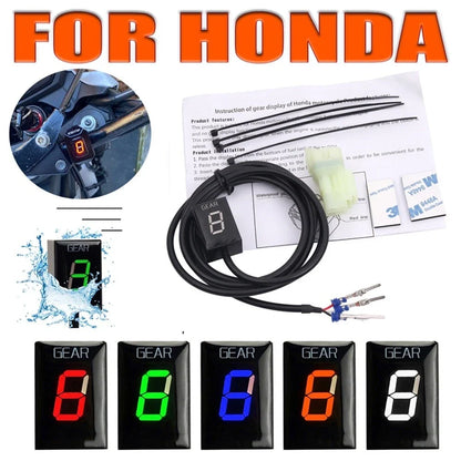 LED Gear Indicator in Red for Honda CBR1000RR CBR600F 2003-2023