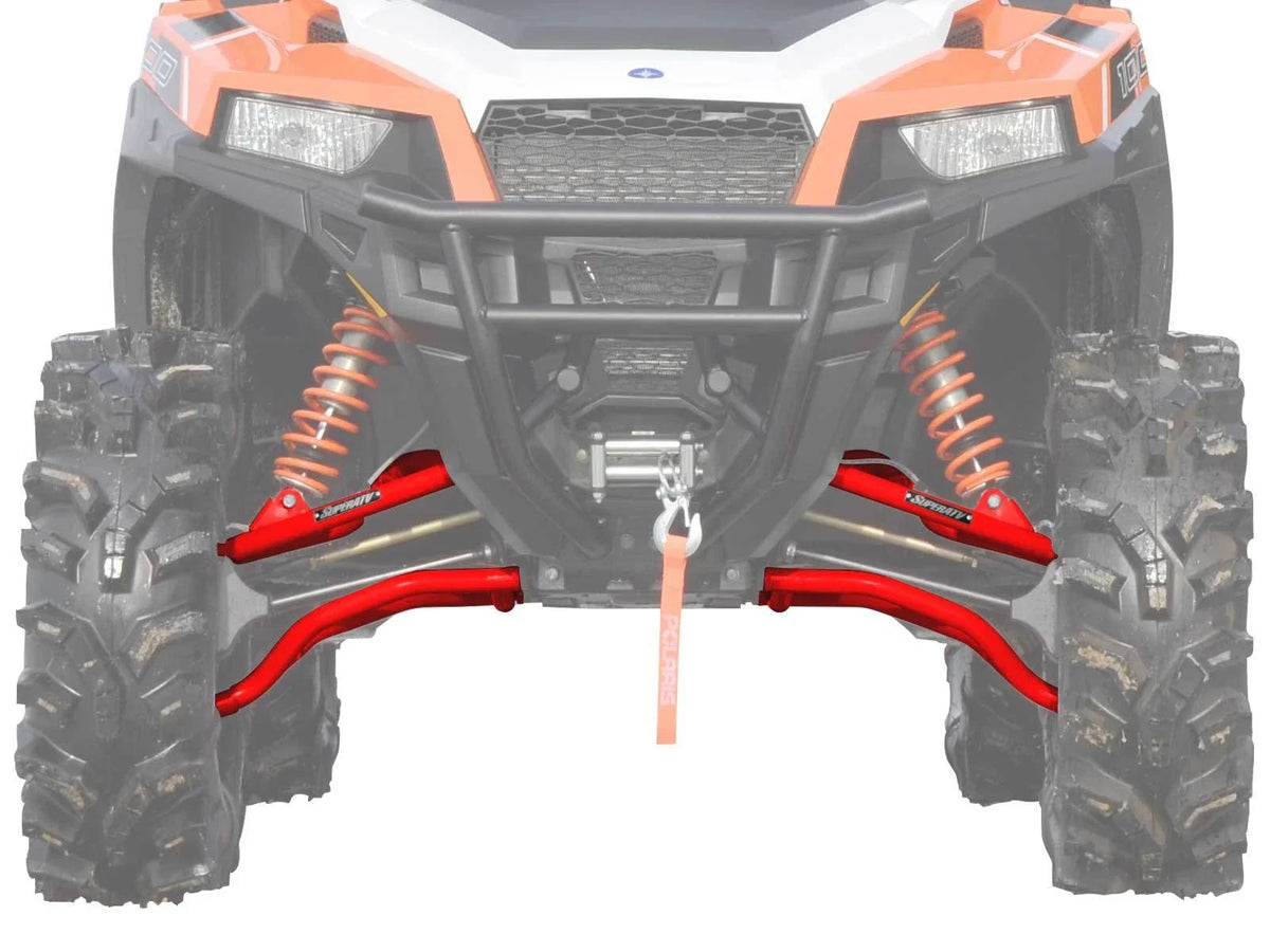 1.5" Offset High Clearance A-Arms - Red for Polaris General 1000 (2017-2023)