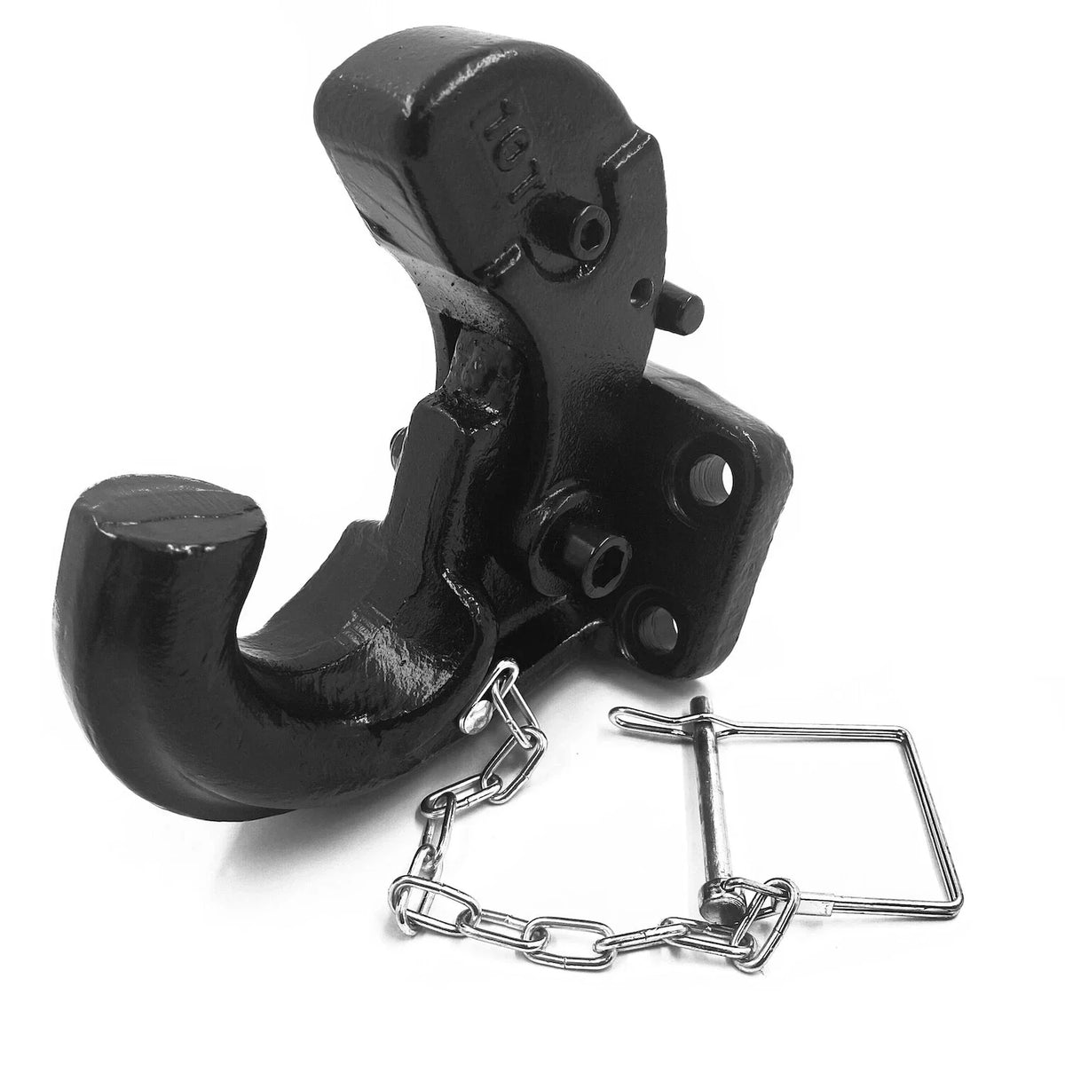 10-Ton Heavy Duty Pintle Hook for Trailer Towing (Rigid Mount)