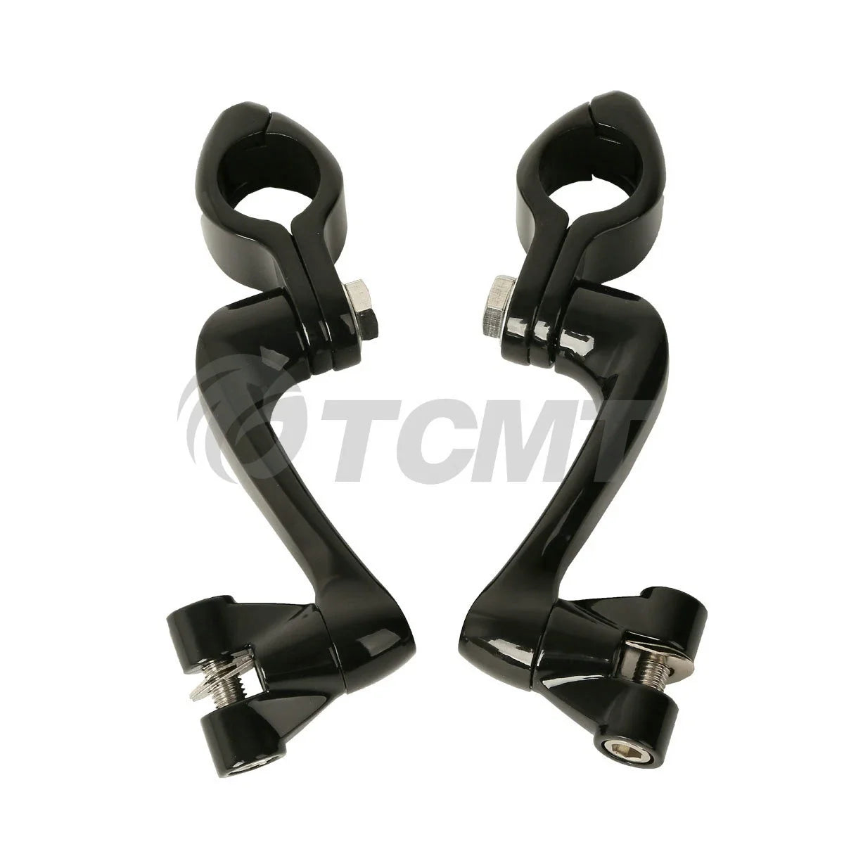 Engine Guard Male Mount Foot Pegs 1 1/4" for Harley Dyna