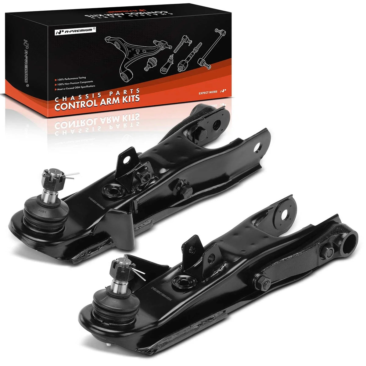 2X Front Lower Control Arm & Ball Joint for Nissan Frontier (1998–2004)