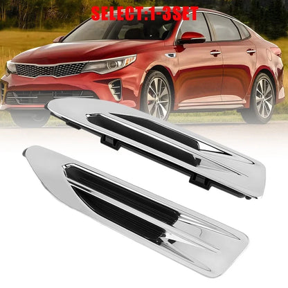 Chrome Molding Set of 2 for Front Fender Garnish Kia Optima EX 2016-2018