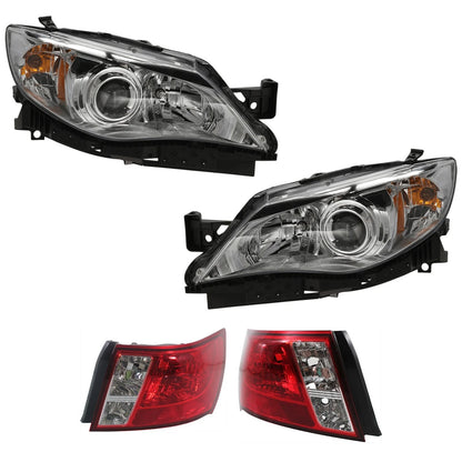 Headlight Set for Subaru Impreza (2009) - Driver & Passenger Side