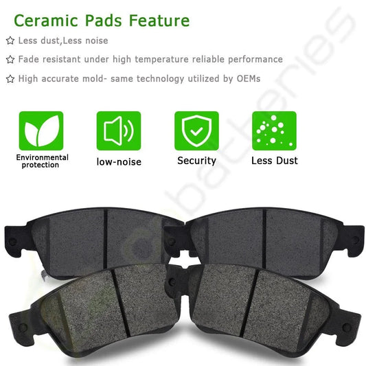 Front Brake Pads and Rotors for Acura MDX (2003–2006)