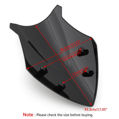 Windshield for Suzuki GSX-S1000F 2015 to 2020 - Black