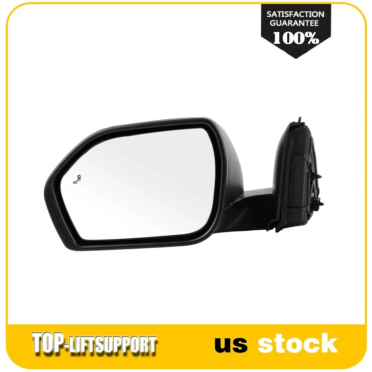 Driver Side Power Mirror for Ford Explorer (2020–2024) Black 5 Pins