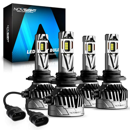 LED Headlight Bulbs Kit 9005/HB3 + 9006/HB4 - 2X for Vehicles