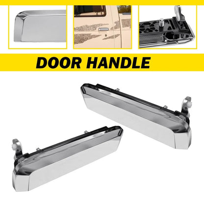 Chrome Door Handle Set (2) for Nissan Hardbody D21 1986-1997