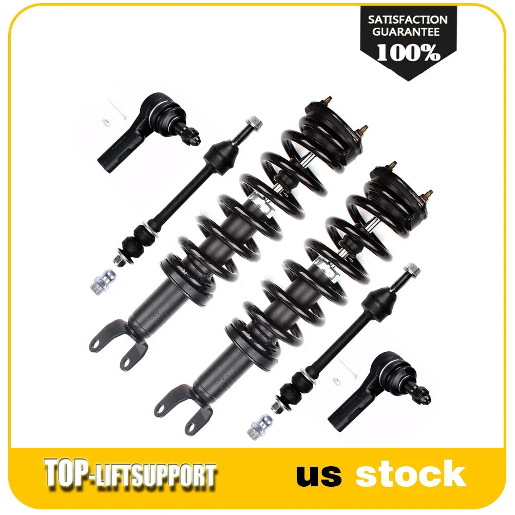 Set of 4 Front Struts and Sway Bars for Dodge Ram 1500 4WD