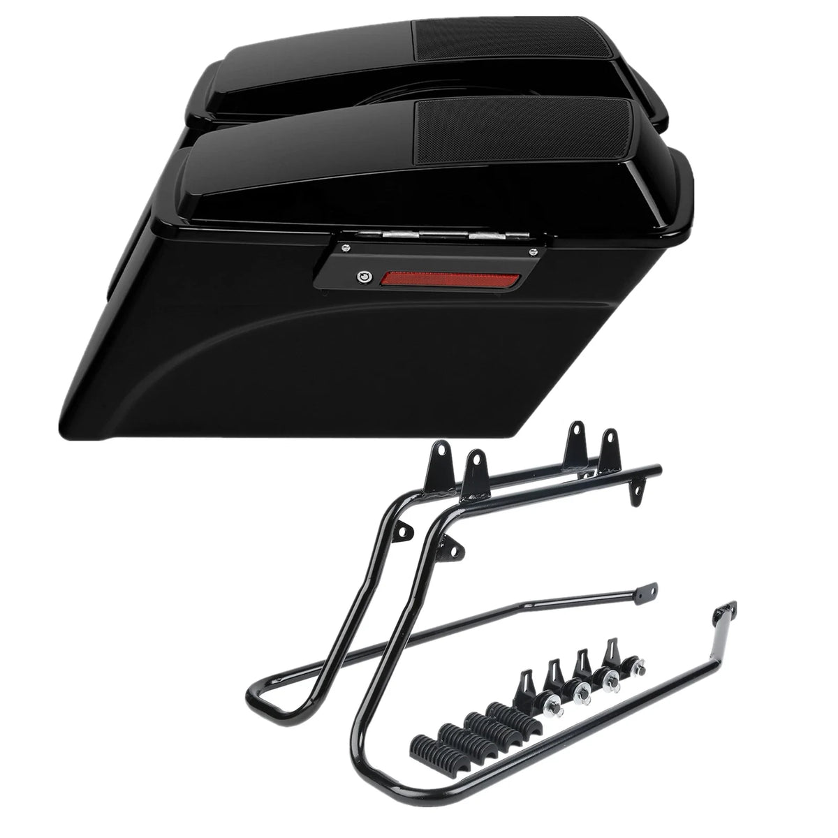Hard Saddlebag Speaker Lid Bracket for Harley Softail 1984-2017