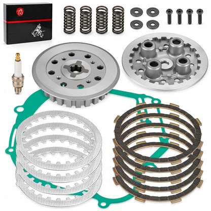 Clutch Pressure Hub Kit with Friction Steel Plate for Yamaha TTR125LE 2003-2023