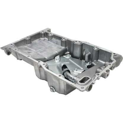 Oil Pan for Chevrolet Equinox GMC Terrain (2010–2017) Aluminum, Includes Drain Plug