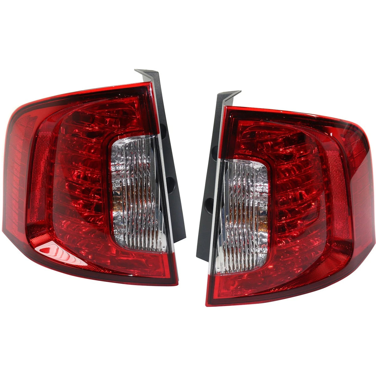 Tail Light Set for Ford Edge (2011–2014) Left & Right Clear/Red Halogen