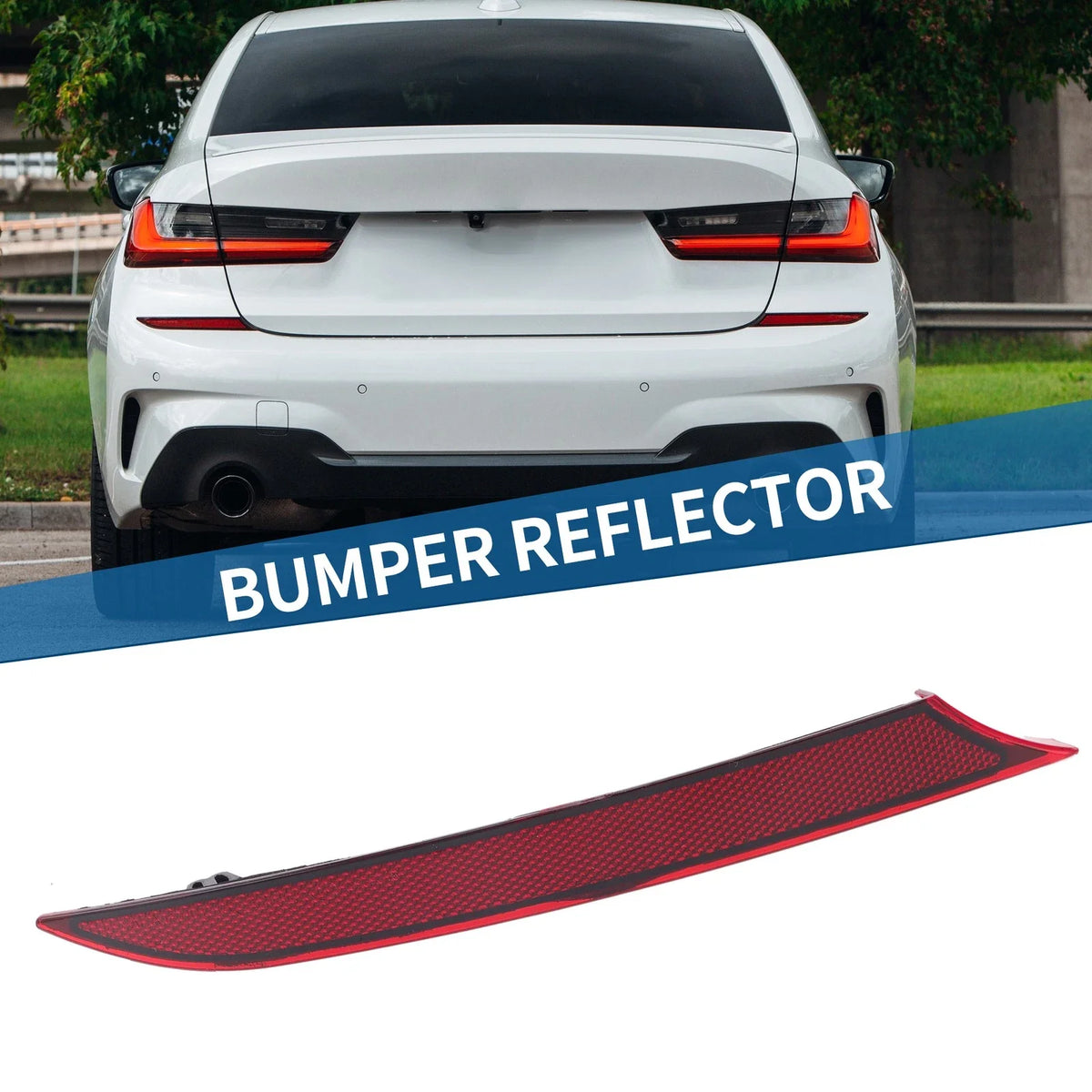 Rear Left Bumper Reflector for BMW 330e (2021–2022) No. 63148074229