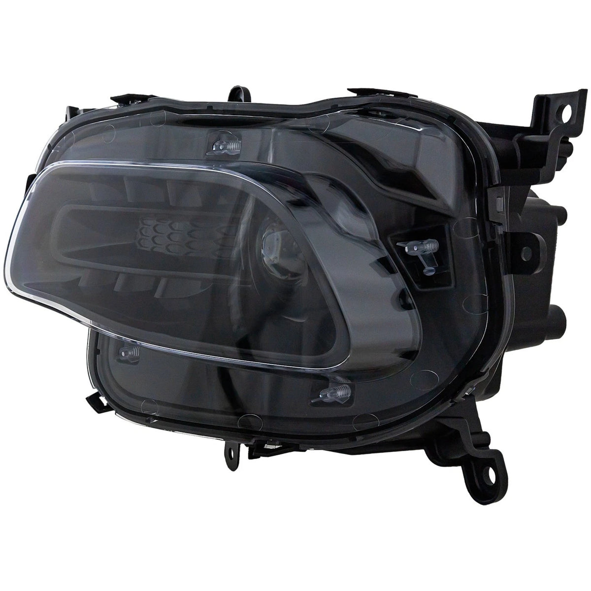 Driver Side Headlight for Jeep Cherokee (2014–2018) Halogen Black