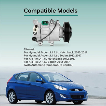 AC Compressor CO 20765C for Kia Rio 2012-2015 & Accent 2012-2016
