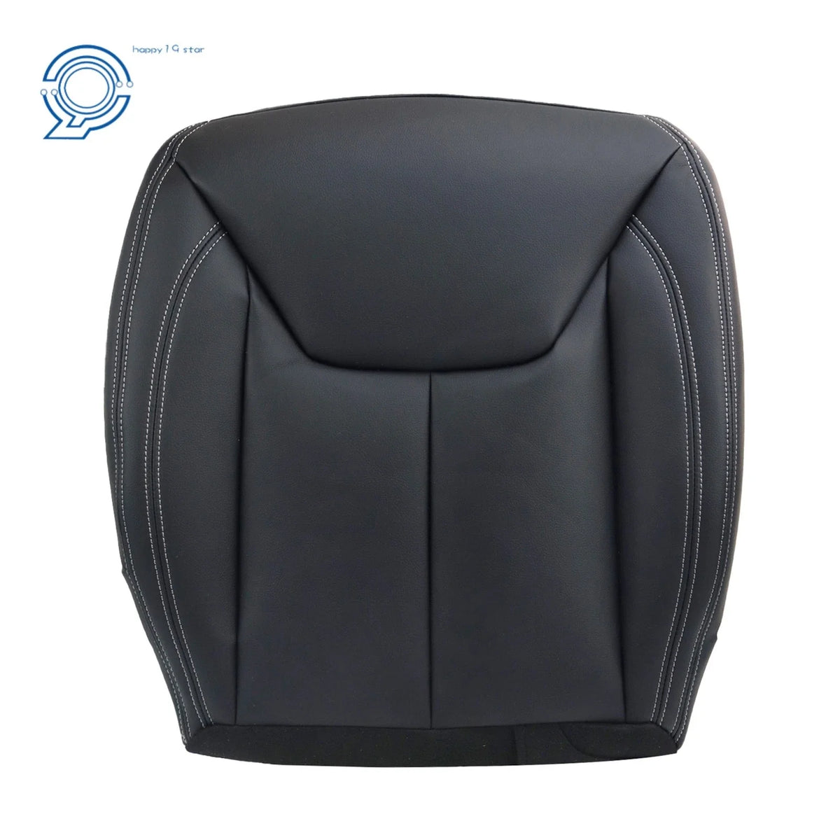 Front Right Bottom Seat Cover for Jeep Wrangler (2013–2017) Black Leather