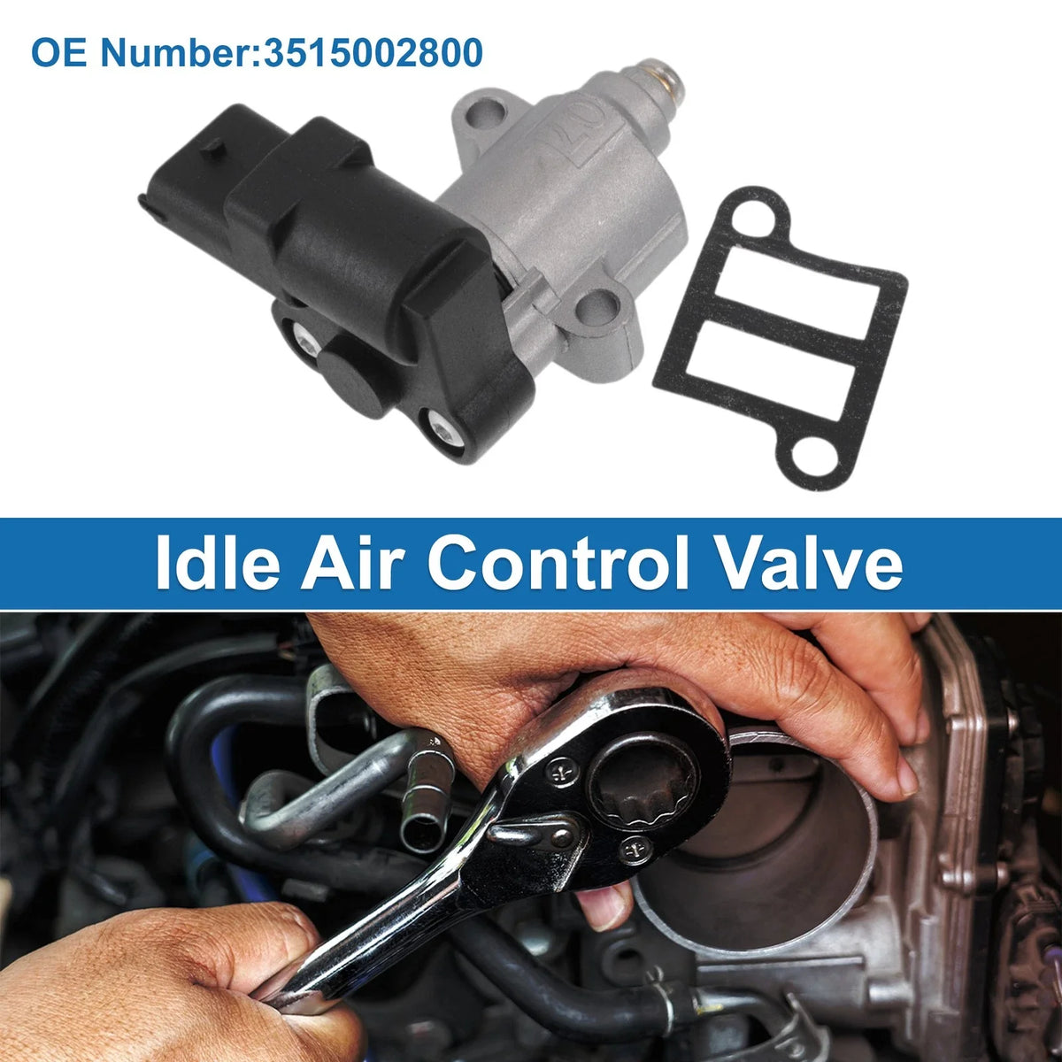 Idle Air Control Valve No. 3515002800 for Hyundai Tucson (2005–2009)