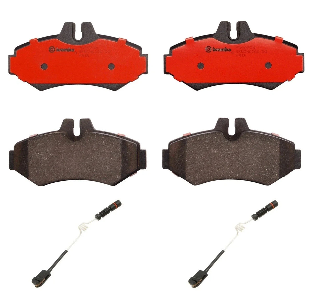 Rear Ceramic Brake Pads & Sensors for Dodge Sprinter 2500 (2007–2018)