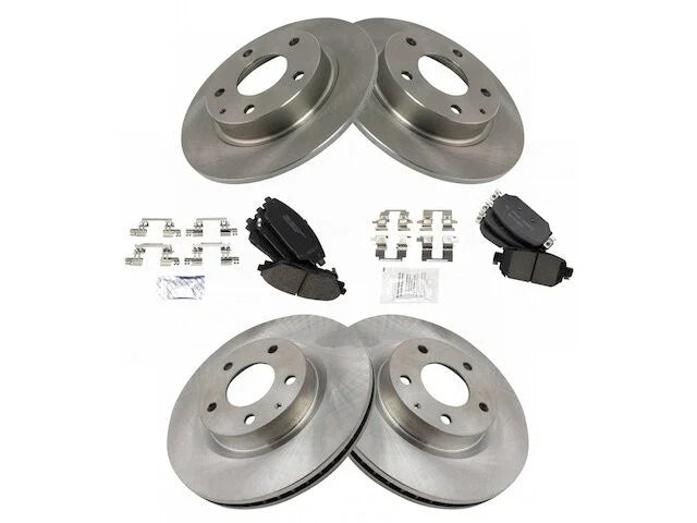 Front and Rear Brake Pad and Rotor Kit for Mazda CX-3 (2019) RY766QM