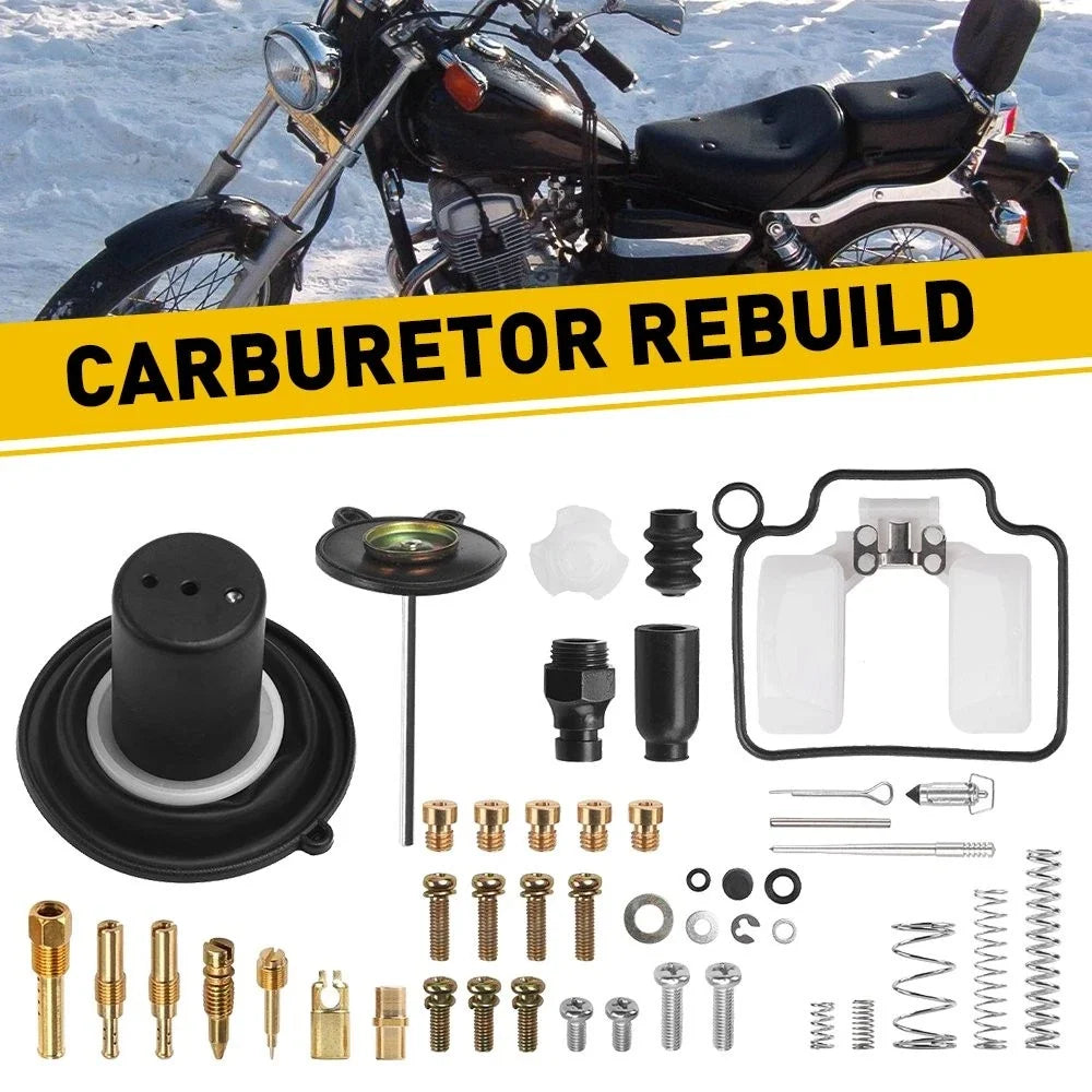 Carburetor Rebuild Kit for Honda Rebel 250/CMX CA250 (1985–2016)