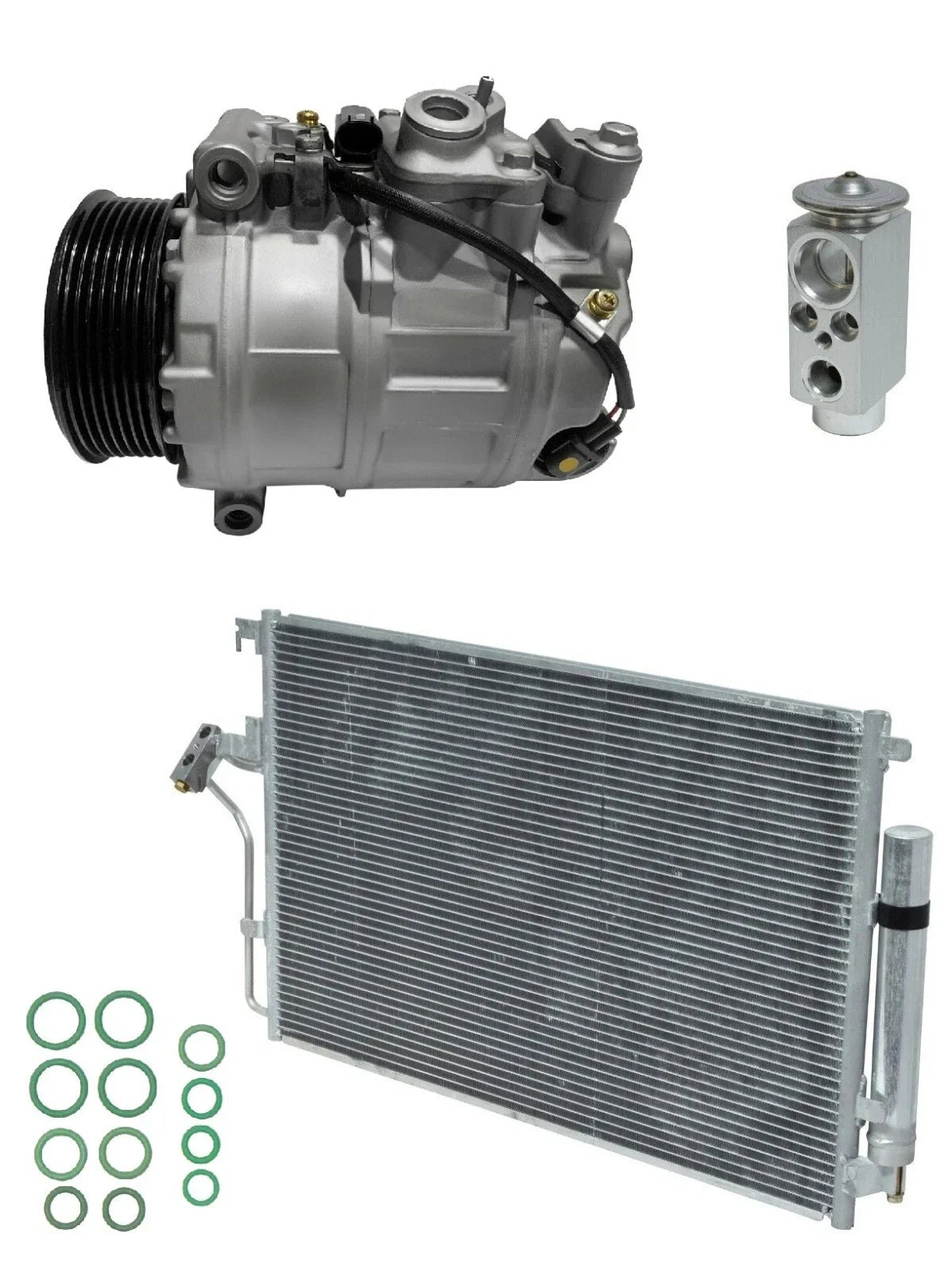 AC Compressor Kit With Condenser for Dodge Sprinter 3500 (2007–2007)