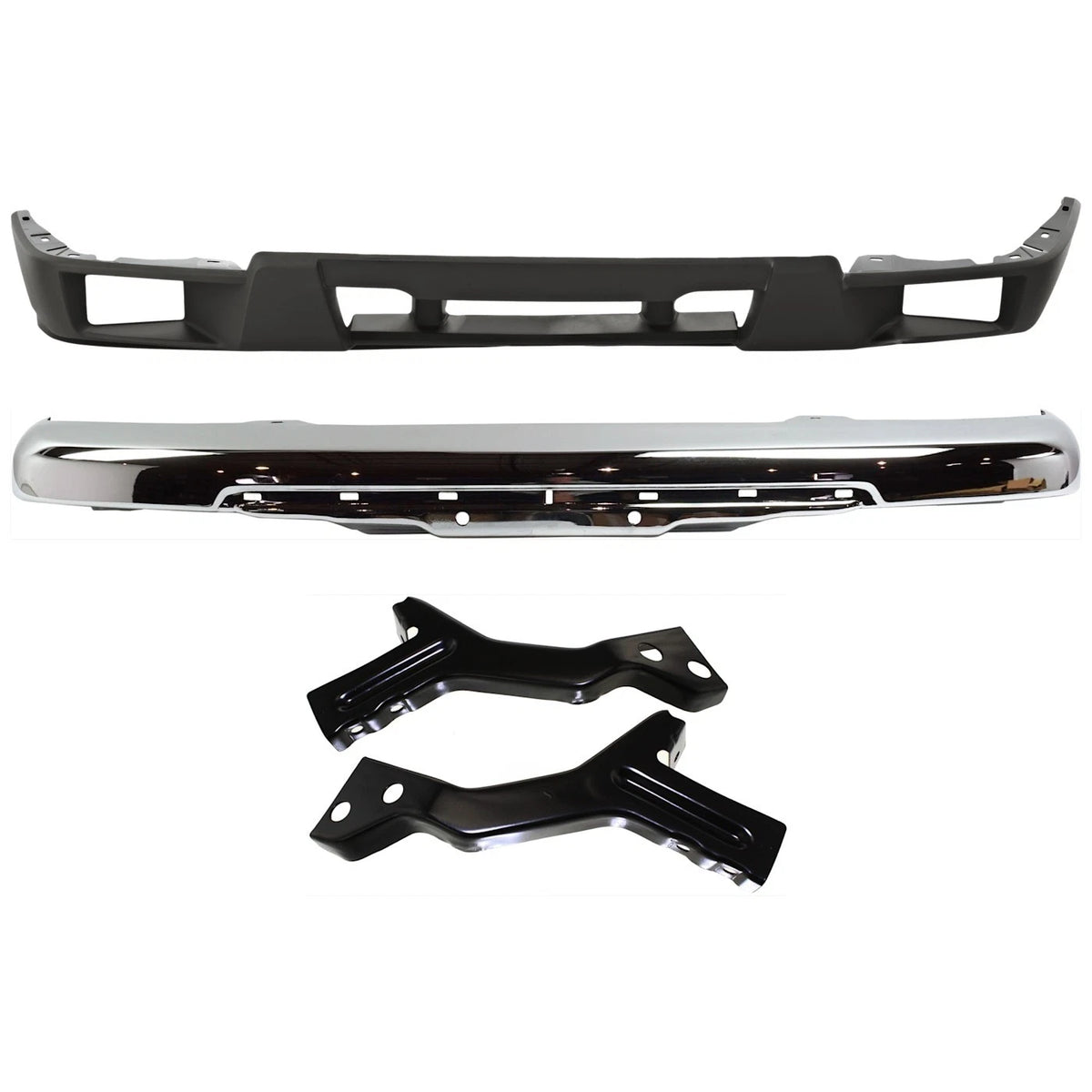 Front Bumper Face Bar for Chevy Colorado, GMC Canyon, Isuzu i-290, i-370 (2004–2012)