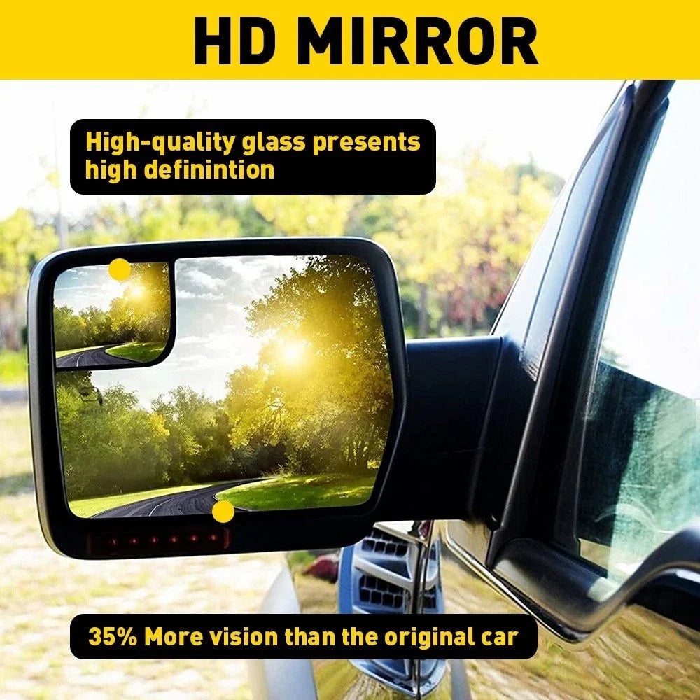 Driver Side Mirror Glass Spotter with Heated for Ford F150 (2011–2014)