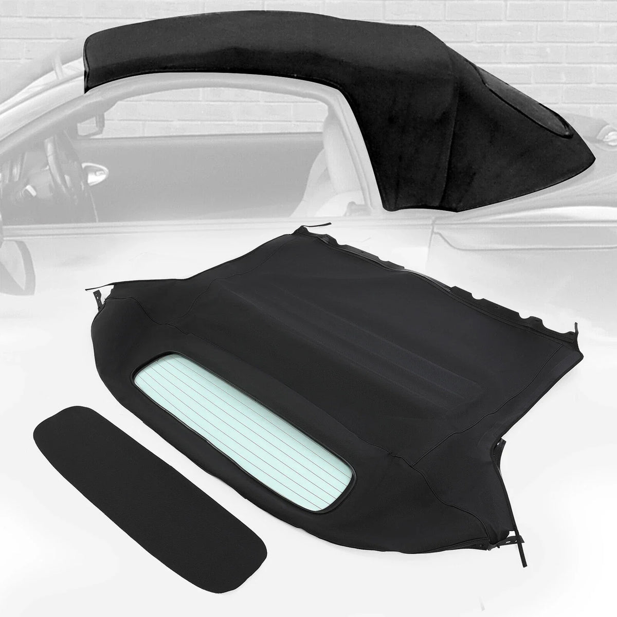 Heated Glass Window Vinyl Convertible Soft Top for Nissan 350Z 2003-2009
