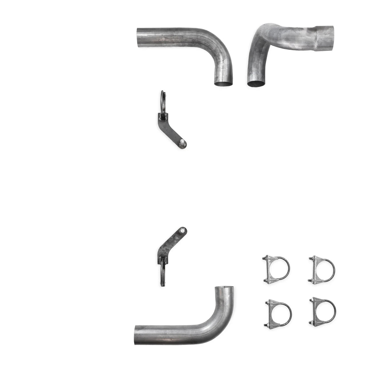 2.5" Dual Exhaust Kit for Jeep Wrangler (2018–2025) No Muffler
