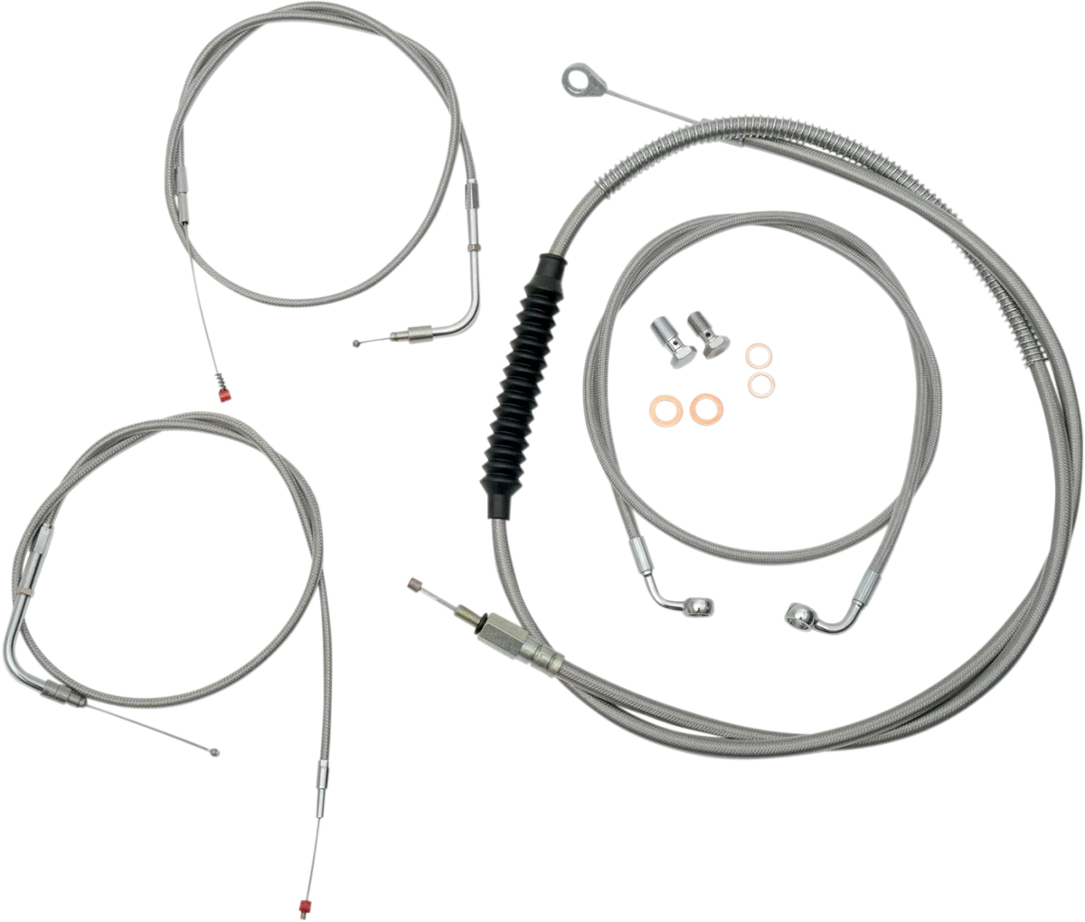 Handlebar Cable/Brake Line Kit for Harley Davidson Crossbones (2008–2017)