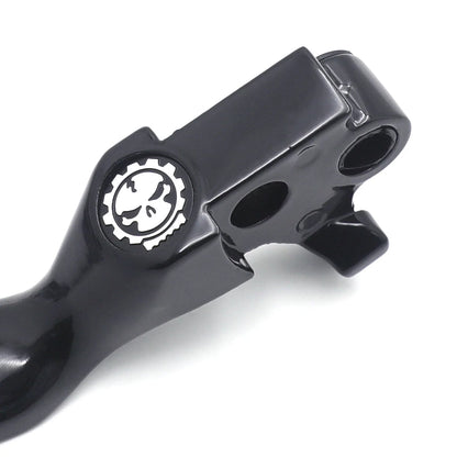 Shorty Brake Clutch Levers for XL/Dyna/Touring Harley Chrome Skull 1996-2007