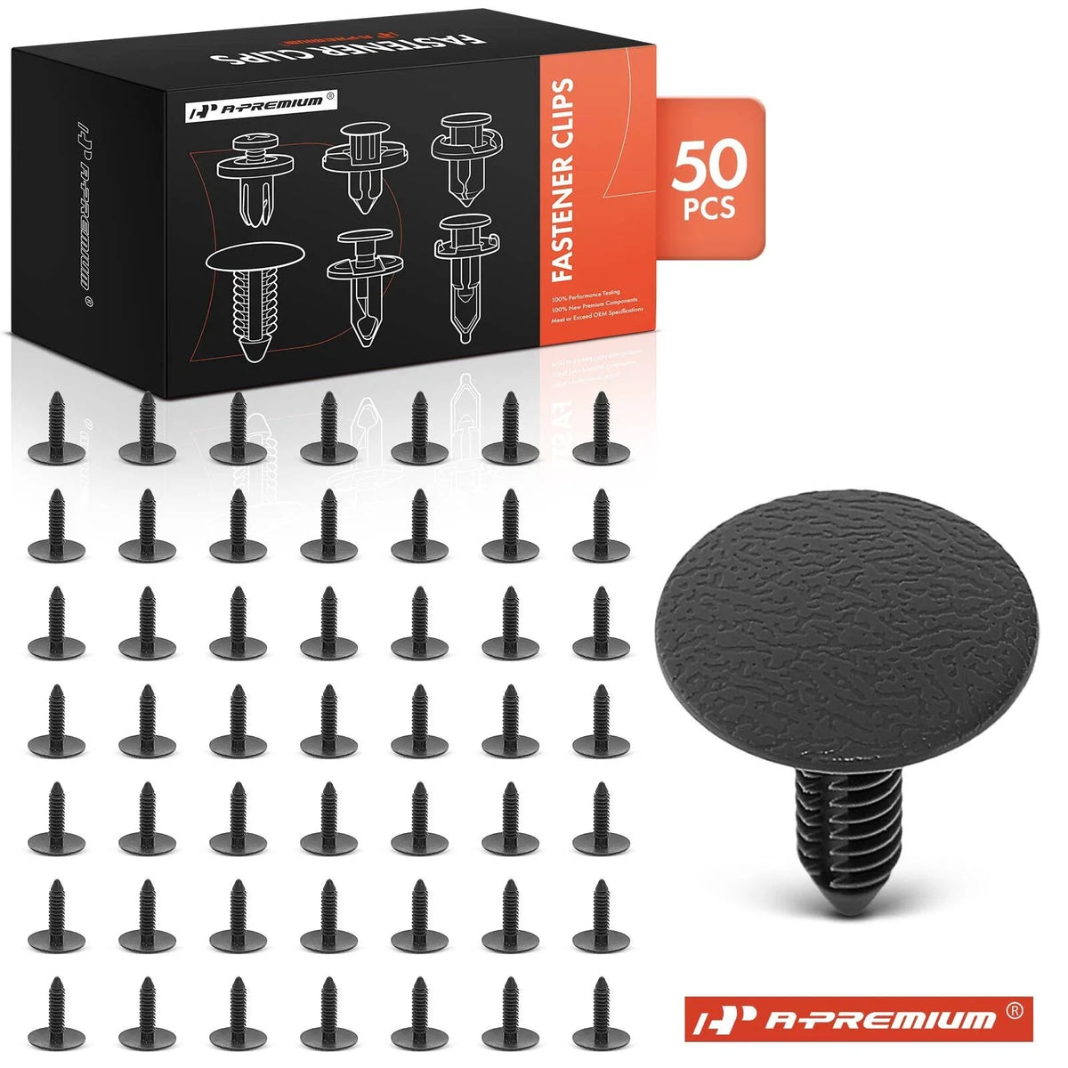 Set of 50 Nylon Headlining Trim Retainer Clips for Various Models