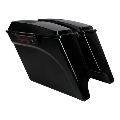 5" Stretched Speaker Lid Bracket for Harley Softail Saddlebags 1984-2017