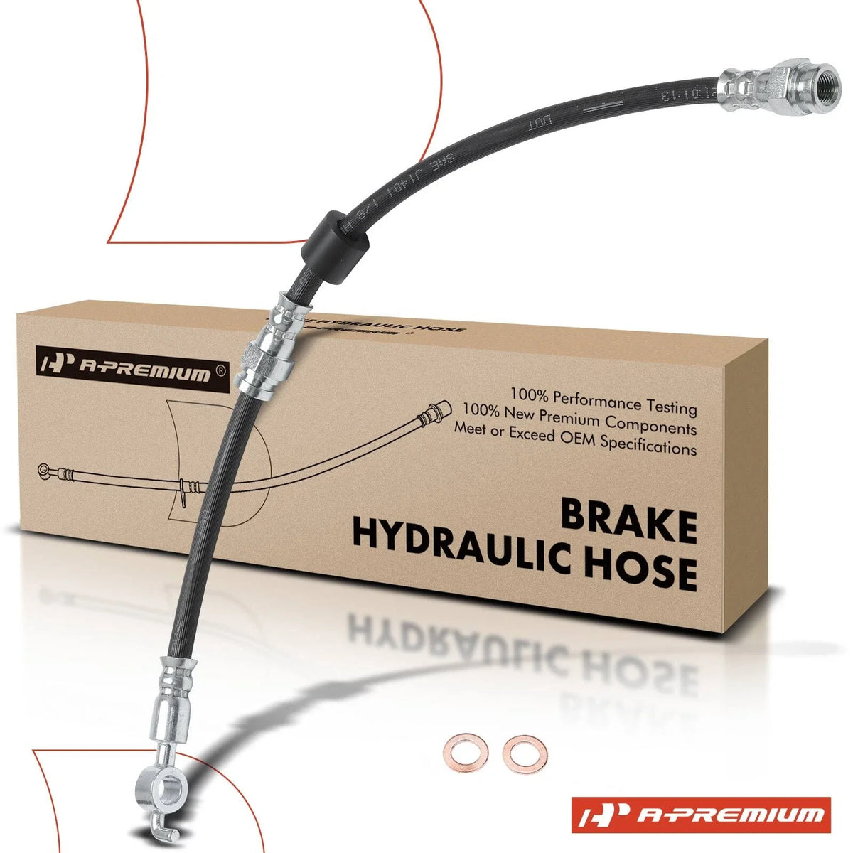 Brake Hydraulic Hose for Ford Escort / Mercury Tracer (1991–2003)