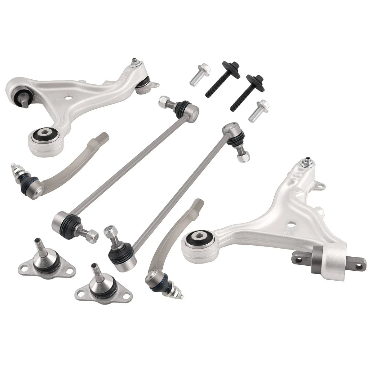 Set of 8 Lower Control Arms with Ball Joints for Volvo S80 (2000-2006)