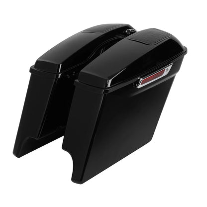 Stretched Saddlebag Speaker Lids Conversion Bracket for Softail 84-17