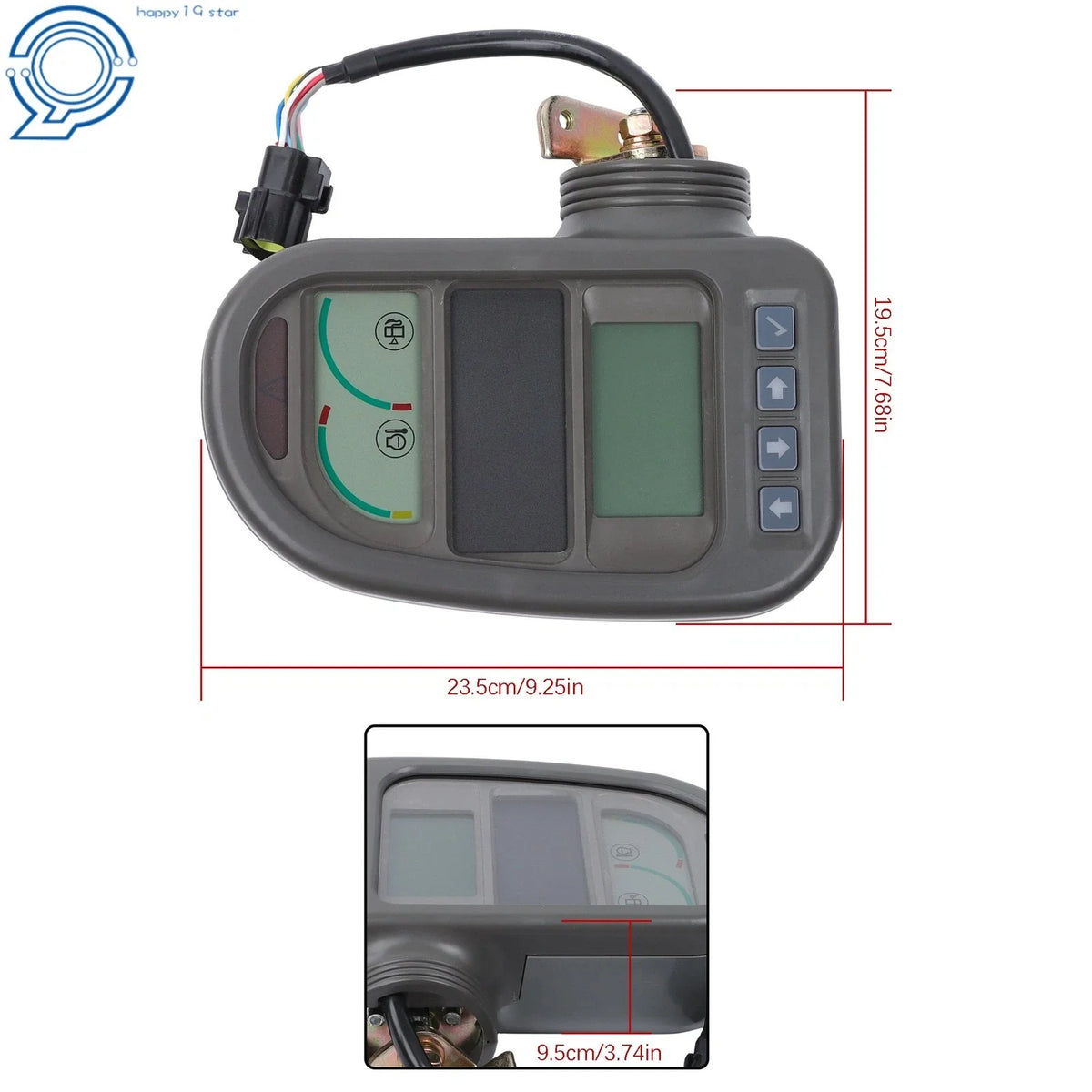 Display Monitor Panel for Volvo EC210 EC240 EC460 (14390065P02, 14390065P03)