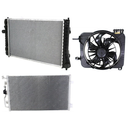 AC Condenser for Chevy Cavalier, Pontiac Sunfire (1995–2002)