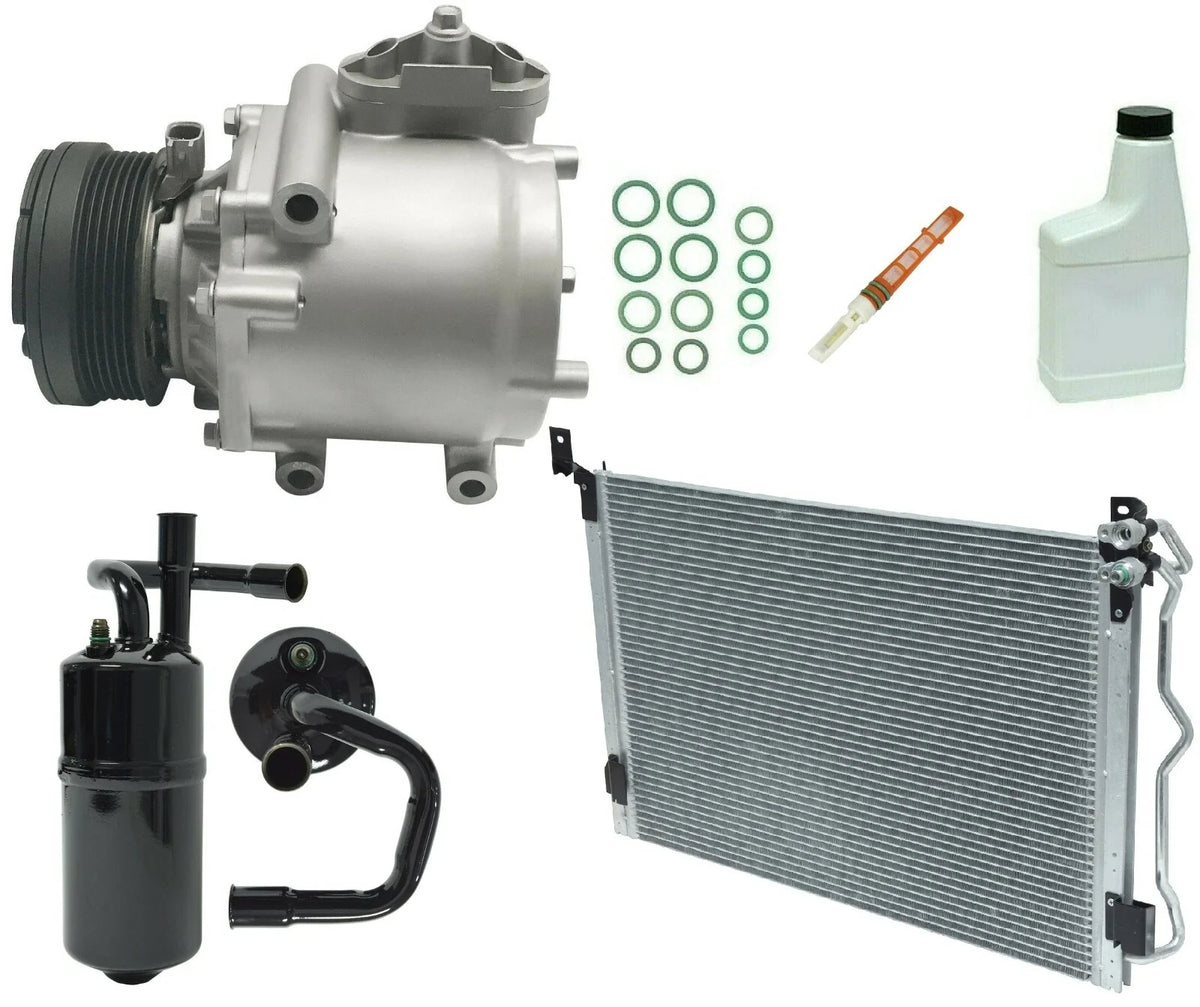AC Compressor Kit with Condenser Replacement for Chevrolet Captiva (2005–2018)