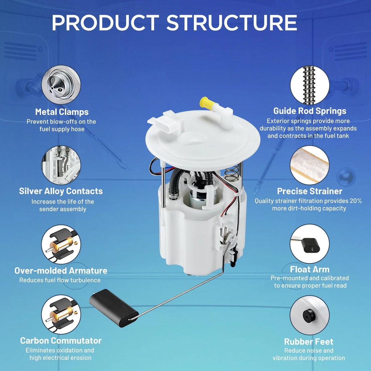 Fuel Pump Module for 2.0L 2.5L Nissan Sentra (2007-2012)