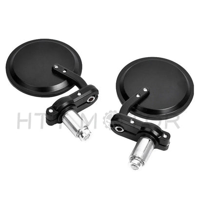 Bar End Rearview Side Mirrors for Bobber Cafe Racer (7/8")
