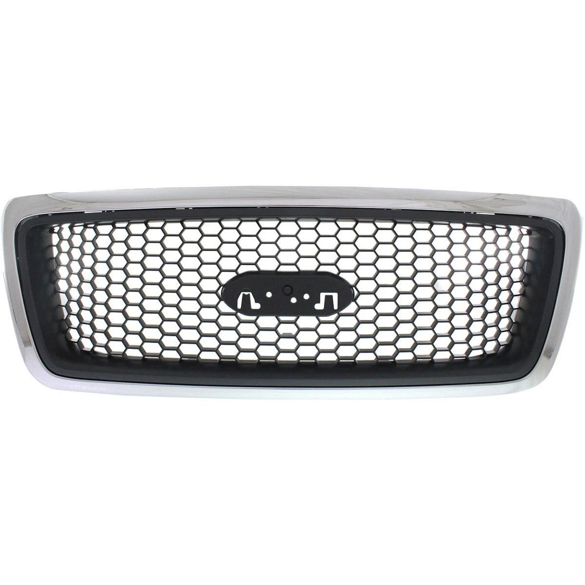 Grille for Ford F-150 XLT (2006–2008) Chrome with Black Appearance Package