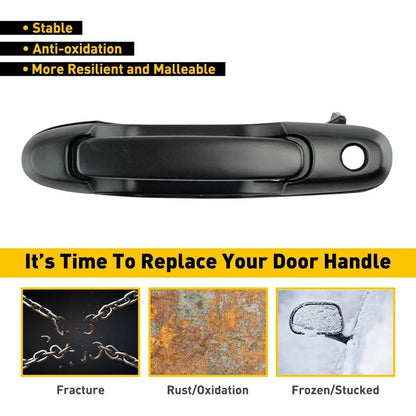 Exterior Outer Door Handle RH Front for Toyota Sienna (1998–2003) Black